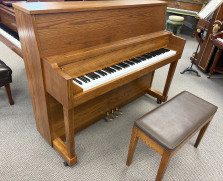 Kawai studio piano, oak